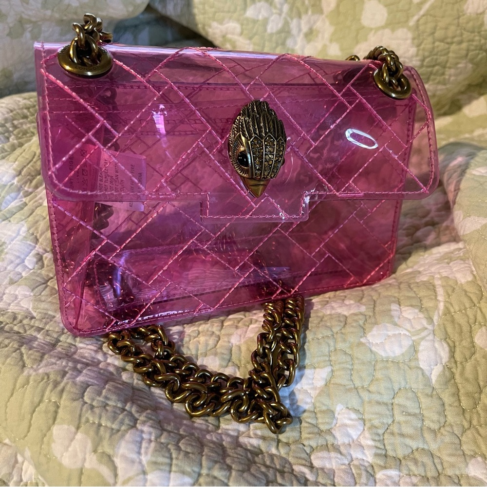 Kurt Geirge  Pink Transparent Mini Shoulder Bag